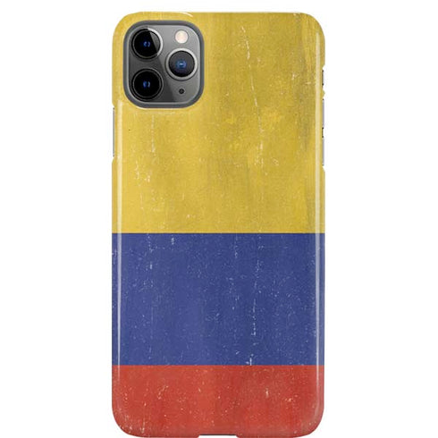 Colombia Flag Distressed iPhone 11 Pro Max Lite Case
